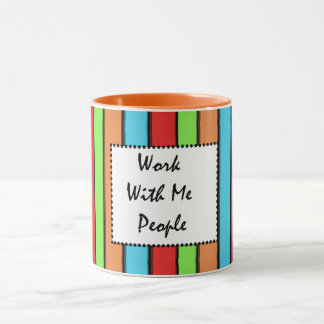 Caneca Trabalhar Comigo Com Pessoas | Professores, mães, 