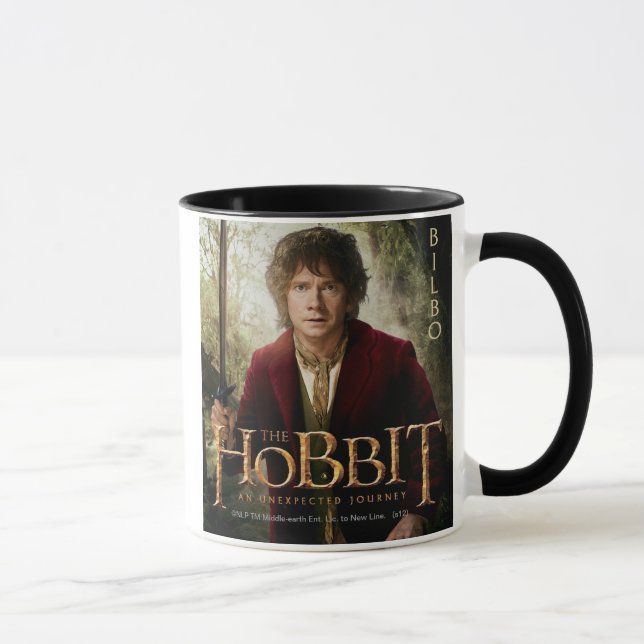 Caneca Trabalho de arte da Edição Limitada: BILBO BAGGINS (Direita)