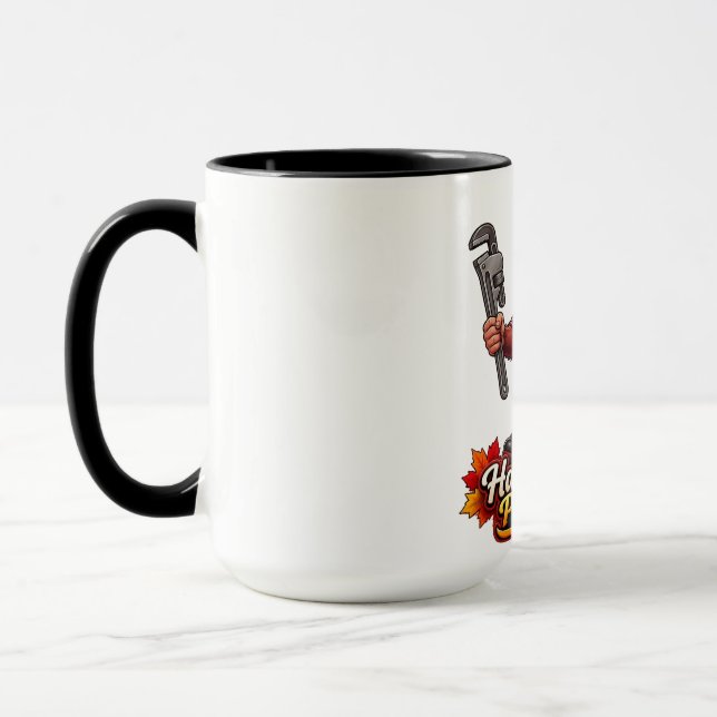 Caneca Trabalho duro personalizado compensa mascote macac (Esquerda)