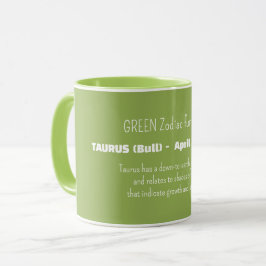 Caneca Traços de Personalidade do Signo de Touro