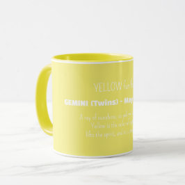 Caneca Traços de Personalidade do Signo GEMINI