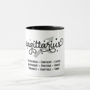 Caneca Traços Zodiac Sagittarius