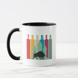 Caneca Trader em alta | Design simples 