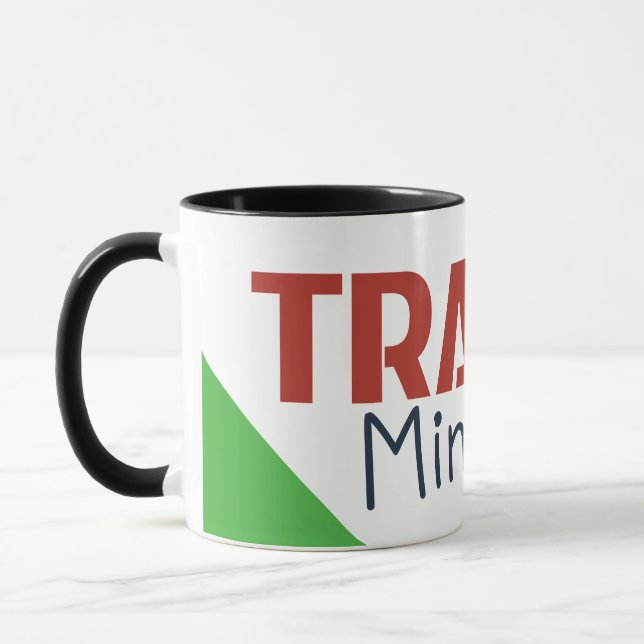 Caneca Trader Mindset – Discipline Focused Trading (Esquerda)