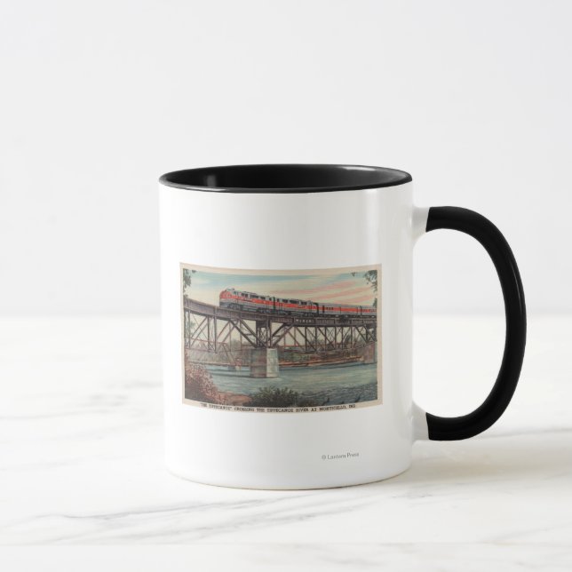 Caneca Train-The-Tippecanoe/Rio Tippecanoe Cruzado (Direita)