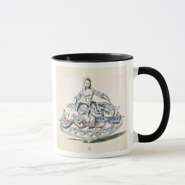 Caneca Traje da ópera, da coleção de Plaisirs dos menus, (Direita)