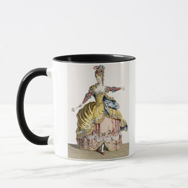 Caneca Traje para a rainha dos Sylphs no balé (Esquerda)