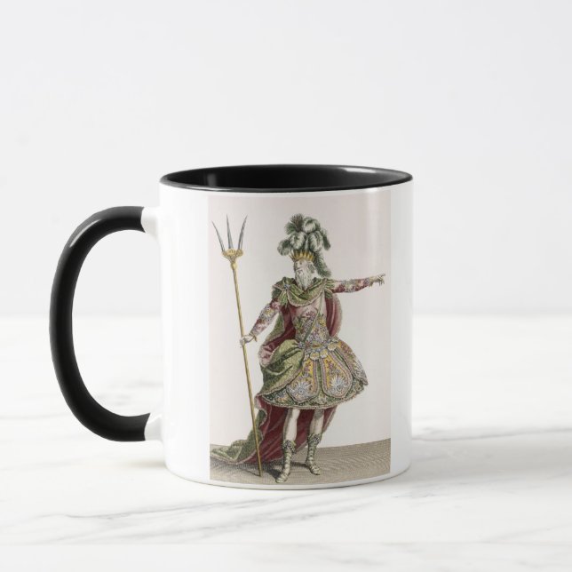 Caneca Traje para Netuno em diversas óperas, gravado (Esquerda)