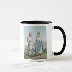 Caneca Trajes dos indianos de Michouacan