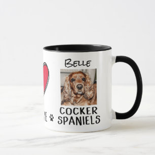 Caneca Tranquilidade Com Cocker Spaniel Dog Lovers
