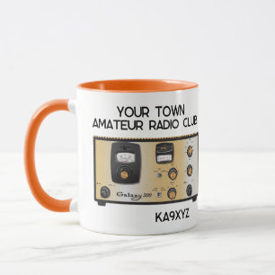 Caneca Transceptor rádio WRL Galaxy 300 clássico