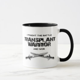 Caneca Transplantar Guerreiro - Lutei contra a batalha e