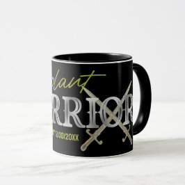 Caneca Transplante Design Vintage do Guerreiro Personaliz