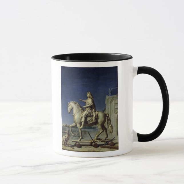 Caneca Transportando a estátua equestre de Louis (Direita)