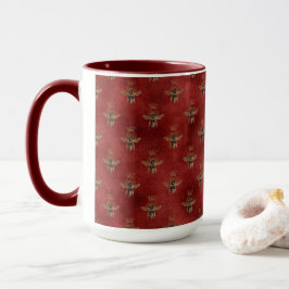 Caneca Travesseiro de Abelhas Melíferas Reais