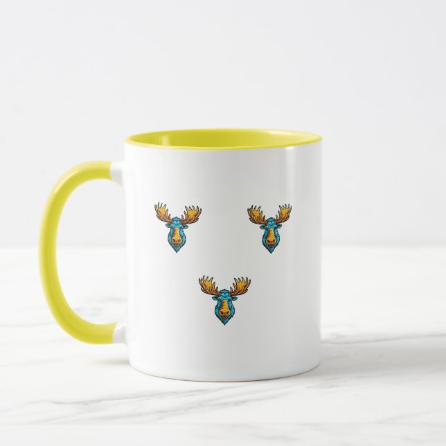 Caneca Tre älgar på en mugg (Esquerda)