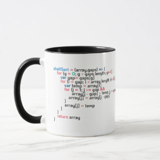 Caneca Trecho de Código de Programação de Computador de C