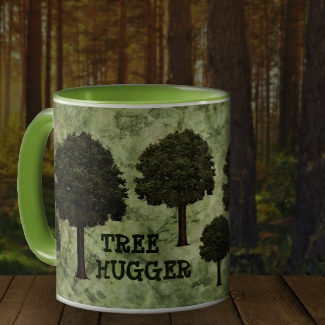 Caneca Tree Hugger (Criador carregado)