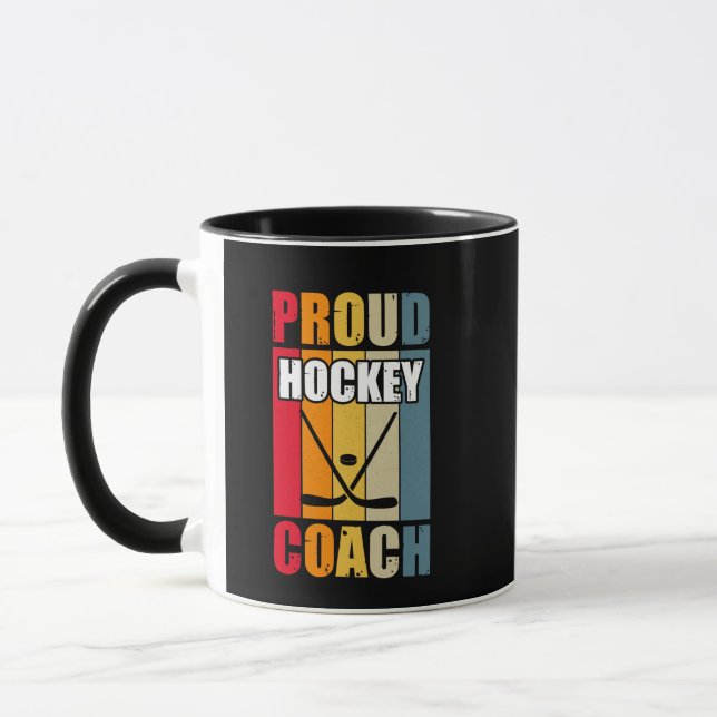 Caneca Treinador Colorido de Hockey (Esquerda)