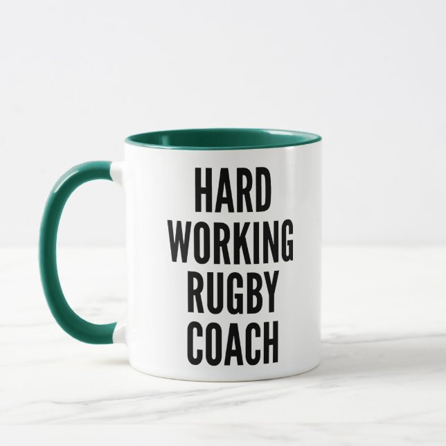 Caneca Treinador de Rugby do duro (Esquerda)