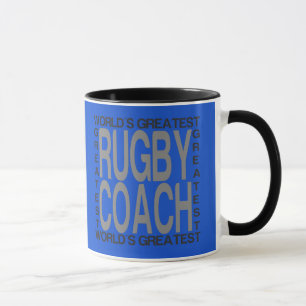 Caneca Treinador do rugby dos mundos o grande