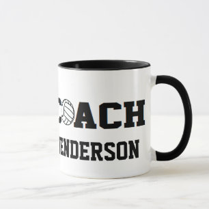 Caneca Treinador do voleibol - personalizado