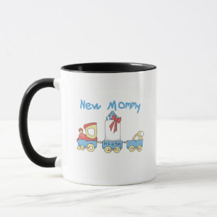 Caneca Treine mamães novas do camiseta e dos presentes d
