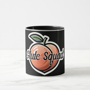Caneca Treino de Academia de Rosa Squad Glúteo