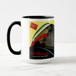 Caneca Trem aerodinamizado Hiawatha do vintage