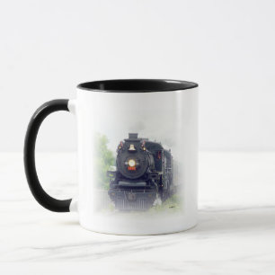 Caneca trem de vapor americano