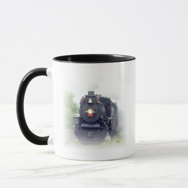 Caneca trem de vapor americano (Esquerda)