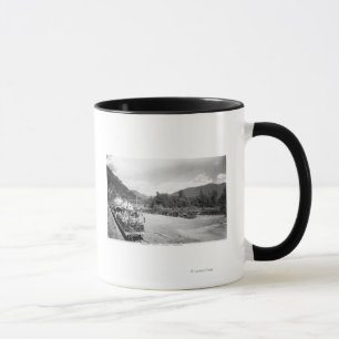 Caneca Trem do turista do projeto de Skagit