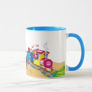 Caneca trem e carro