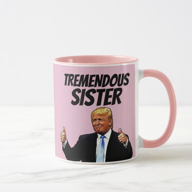 CANECA TREMENDA IRMÃ TRUMP CAFFEE MUG (Direita)