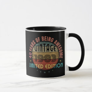 CANECA TRENDY AWESOME ANO DO PRESENTE DE ANIVERSÁRIO
