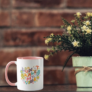 Caneca Trendy Flowers Retro Vegan