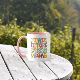 Caneca Trendy Flowers Retro Vegan