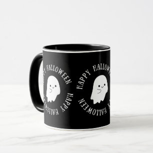 Caneca Trendy Happy Halloween Ghost Clássico