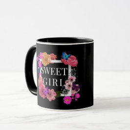 Caneca Trendy Sweet Girl Coffee Mug