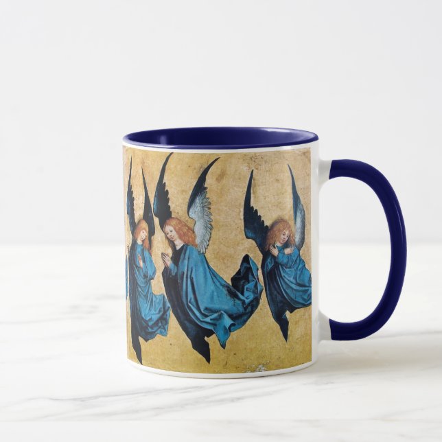 CANECA TRÊS ÂNGULOS EM AZUL (Direita)