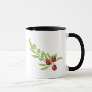 Caneca Três joaninhas afortunados