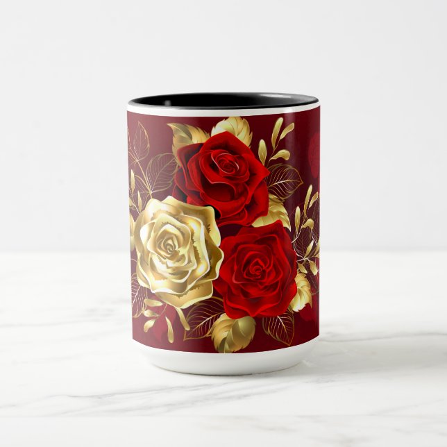 Caneca Três Rosas de joalharia (Centro)