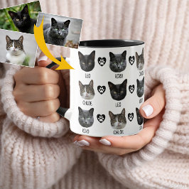 Caneca Três Rostos Pet, Crie Sua Própria Caneta Fotográfi