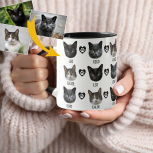 Caneca Três Rostos Pet, Crie Sua Própria Caneta Fotográfi
