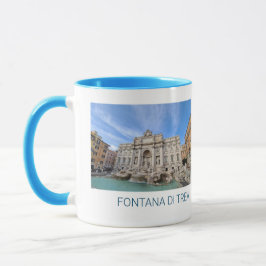 Caneca Trevi Fountain Roma Itália Holiday Panorama