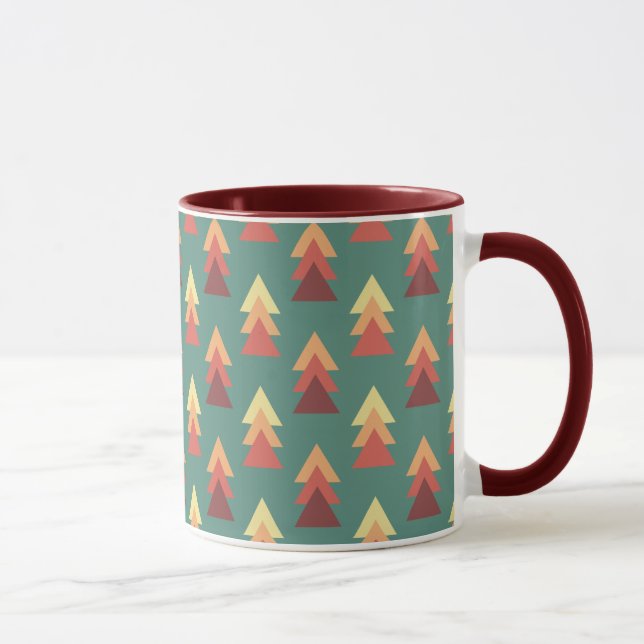 Caneca Triângulos de Cores Retroativos (Direita)