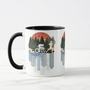 Caneca Triathlon, maravilhosa natureza