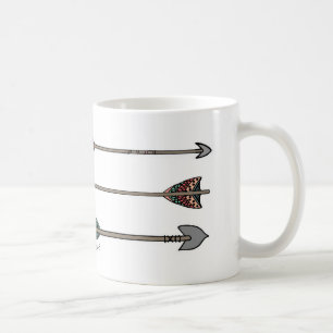 Caneca tribal completa do salmo 127 do Quiver da