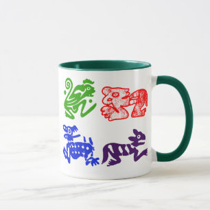 Caneca tribal dos animais 2