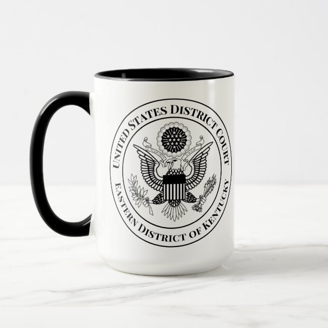 Caneca Tribunal Distrital dos Estados Unidos - EDKY Mug (Esquerda)